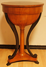 Nähtisch Beistelltisch Antik Biedermeier Stil um 1900