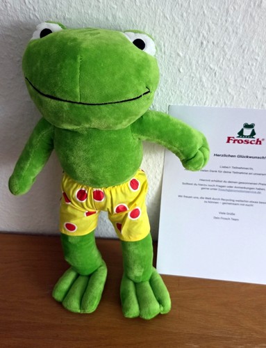 Frosch plüschtier cm - frosch,