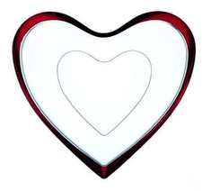 Nachtmann Glasschale Herz rot