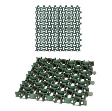 4x Rasengitter 50x50cm Kies Waben Rasen Steine Paddock Platten Matten befahrbar