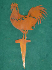 Edelrost Gockel Hahn Dekoration Garten Figur Bauernhof Gieger Frühjahr Ostern