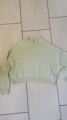 Pullover bauchfrei minze - pullover,