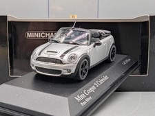 Modellautos 1:43 Minichamps Mini Cooper S Cabriolet Pure Silver 2009 mit OVP