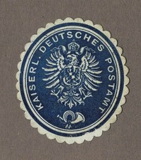 Siegelmarke KAISERL. DEUTSCHES POSTAMT (gedruckt)