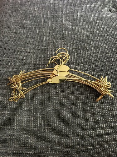 Kleiderbügel metall gold - gold, 10