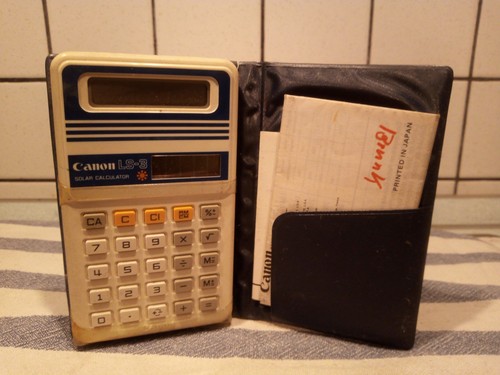 Canon taschenrechner 80er - ls-3,