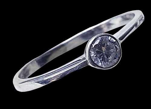 Silberring 925 damen zirkonia - silberring,