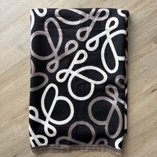 Schal schwarz braun grau mit