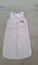 Impidimpi Babyschlafsack Herbst/Winter Gr. 70 Mädchen rosa- weiß gestr. Frottee