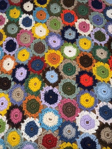 Häkeldecke bettüberwurf - häkeldecke,