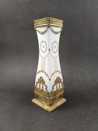 Vase mit messing - vase, montur