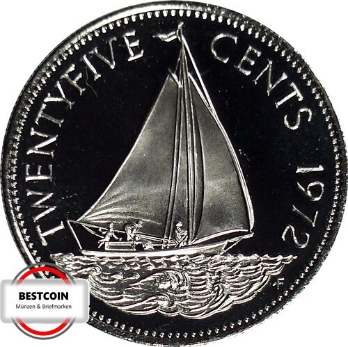 Bahamas 25 cent - 63.1,