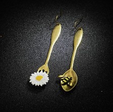 Löffel Ohrringe Biene