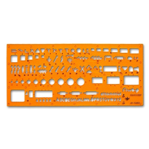 Elektroschablone 154805 aus - ,