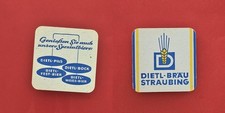 Dietl-Bräu Straubing Spezialbiere Brauerei Bierdeckel Bier