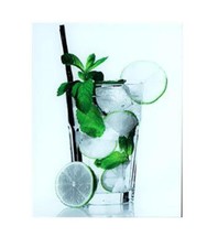 Glasbild Mojito für Bar