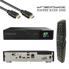 Dreambox DM900 RC20 4K E2 Linux PVR 1x DVB-C FBC Receiver Schwarz