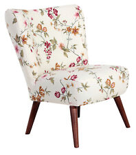 Max Winzer ~ Clubsessel Nikki ~ Sessel Cocktailssessel ~ Blütenmuster cremeweiß