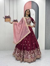 Fashnixy Maroon Satin Party