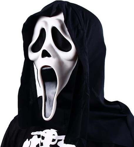 Scream ghost face aged maske - aged,