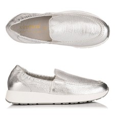 VITAFORM Damen- Slipper Hirschleder Gummizüge schmale Passform. 40