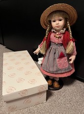 Porzellanpuppe RF Collection Gärtnerin Puppe 43 cm *Top Zustand*