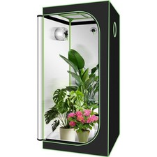 Growzelt, 80x80x180 cm 600D