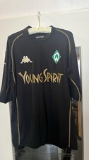 Werder Bremen Event Trikot Schwarz Gold, Größe XL, Double 2003/2004 Johan Micoud