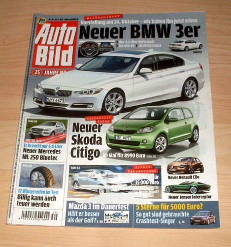 Auto zeitung zeitschrift heft - auto,