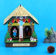 Wetterhaus aus dem Schwarzwald Wettervorhersage Temperatur MDF Neu