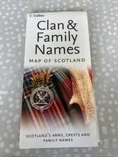 Clan and Family Names Map of