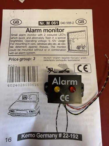 Dummy alarm blinkende - dummy, led