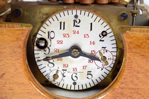 Antike uhr benzing original - antike,