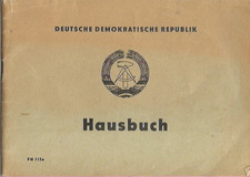 Das Hausbuch der DDR - NEU - ohne Eintragungen & Vollständig