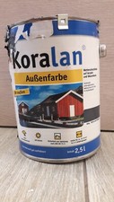 18€/L KORA Koralan 2,5L Außenfarbe Wetter Schutz Deckfarbe Fachwerk Dach (A1441)
