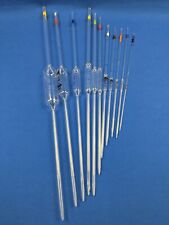 Vollpipette Pipette Glas 0,5 mL bis 100 mL 11 Stück Laborglas Laborzubehör