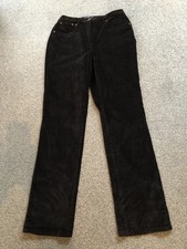 Schwarze Samthose Gr. 38