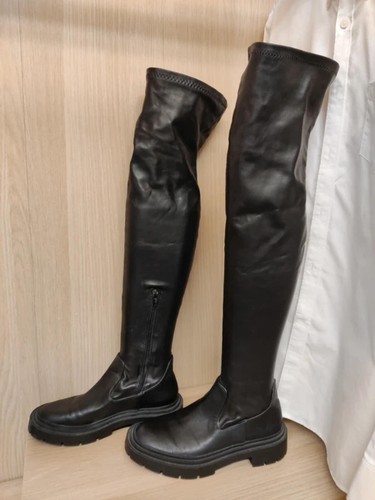 Damen zara schwarz - schwarz, kunstleder