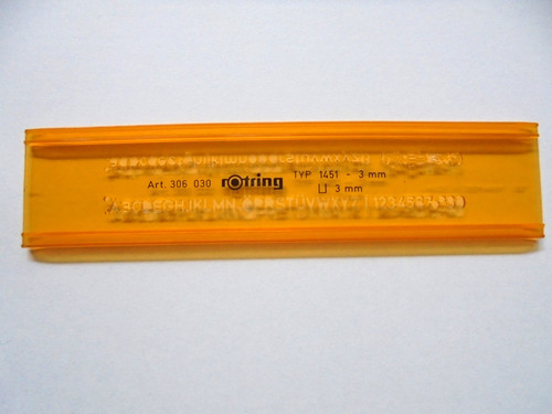 Rotring schriftschablone - rotring,