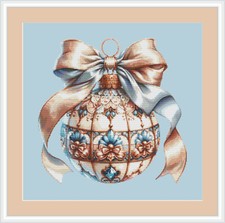 Stickvorlagen Weihnachtskugel