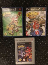 3x Crash Bandicoot PS2 - Nitro Kart + Der Zorn des Cortex + Twinsanity