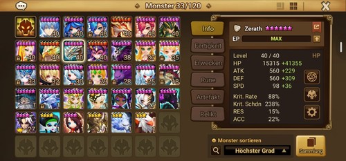 Summoners war ld5 - 2,
