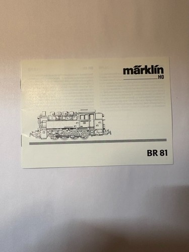 Märklin betriebsanleitung - märklin,
