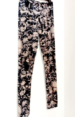 Leggins velvet white - velvet,