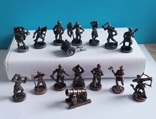 Ü Ei LANDRIN Komplettsatz Metallfiguren Soldaten circa 40 mm