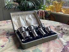 Antikes Menage Set. 12– teilig, Sterling Silber, 925 er Silber
