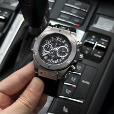 IndustrialX Skeleton Black | Open Heart | Rubber Strap | 45mm | Sapphire | Auto