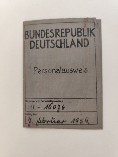 Alter personalausweis - personalausweis,
