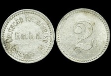 NOTGELD: 2 Pfennig. DEUTSCHE