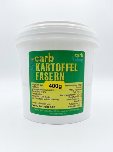 Kartoffelfasern 400g eimer - kartoffelfasern,